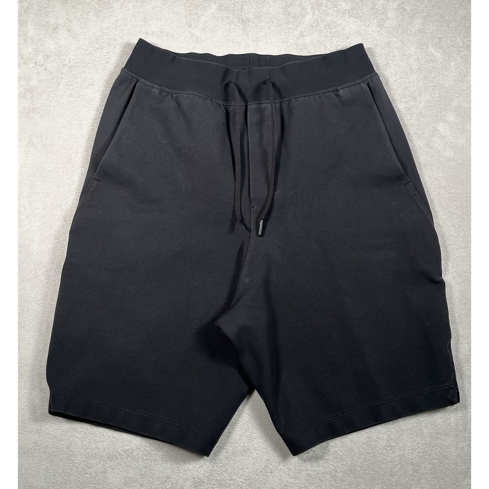Lululemon Men's Shorts Small S Black Tencel Blend Elastic Waist Linerless M7963S